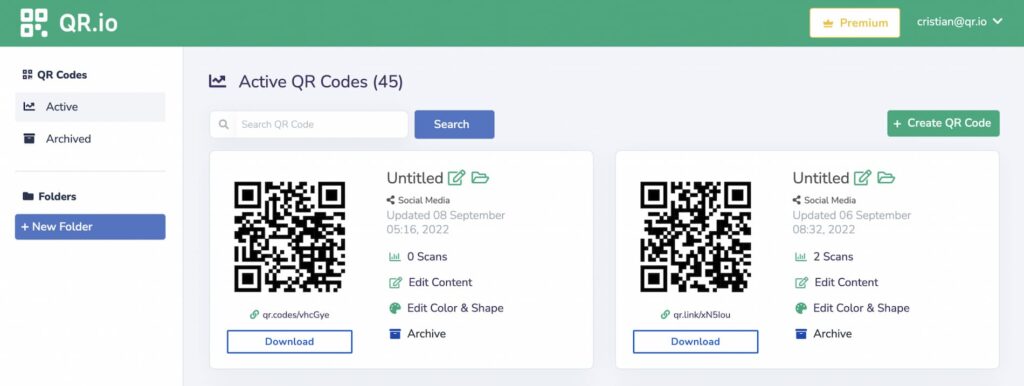 how to make a qr code for a google presentation