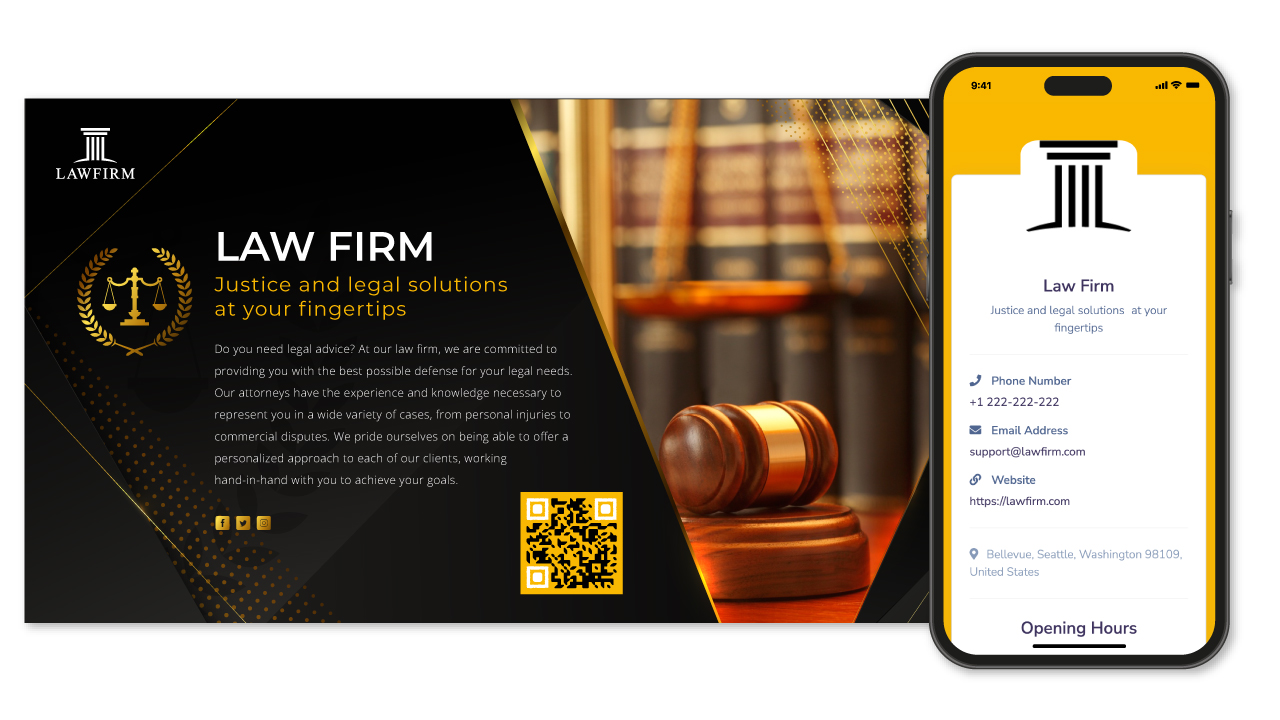 QR Code for Law Firms