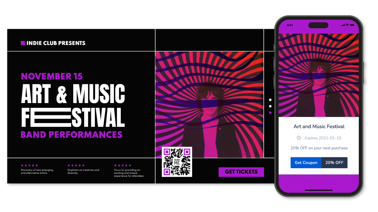 QR Code for Music Festivals