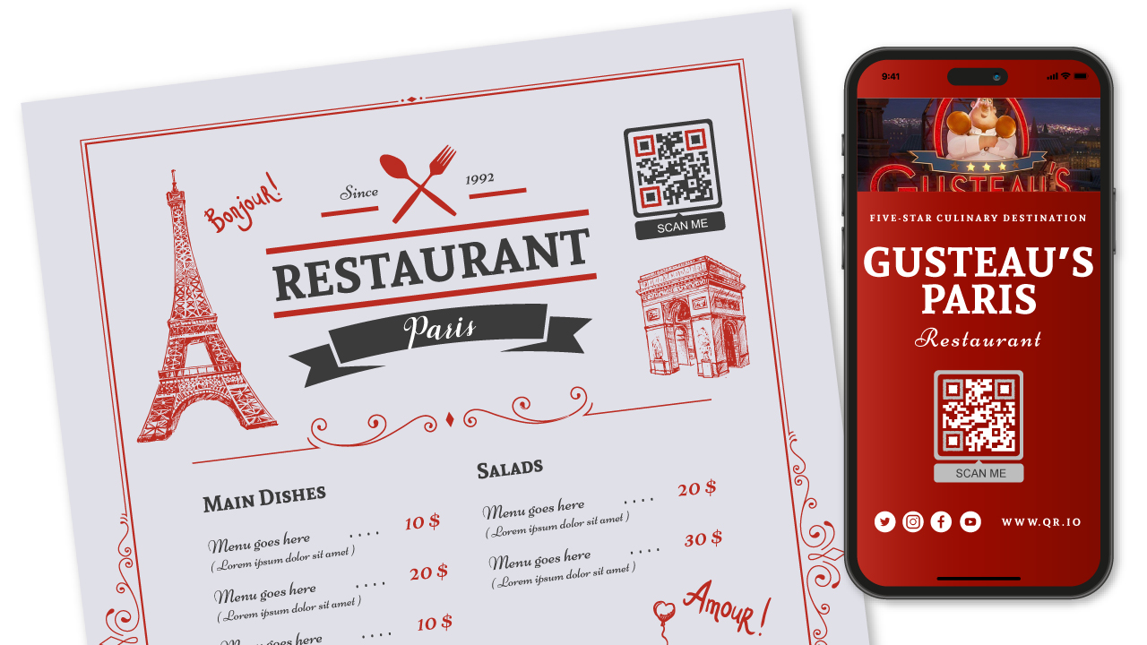 QR Code for Restaurants